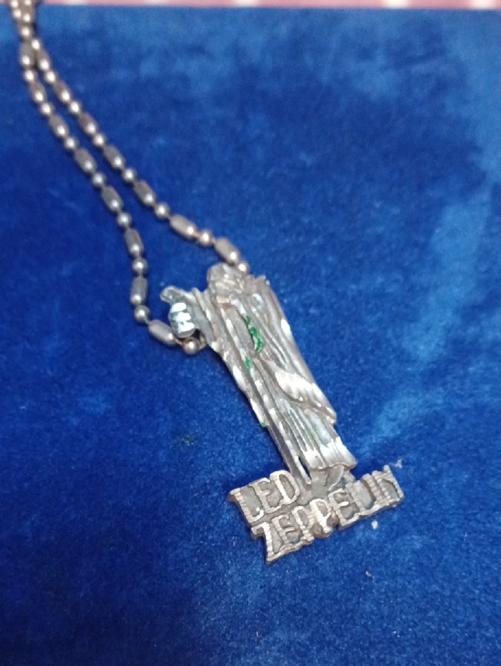 Vintage Pewter Led Zepplin Necklace